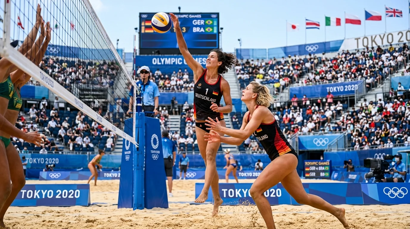 Deutsches Beachvolleyball-Duo bei olympischem Wettkampf – historische Medaillen und aktuelles Wettpotenzial