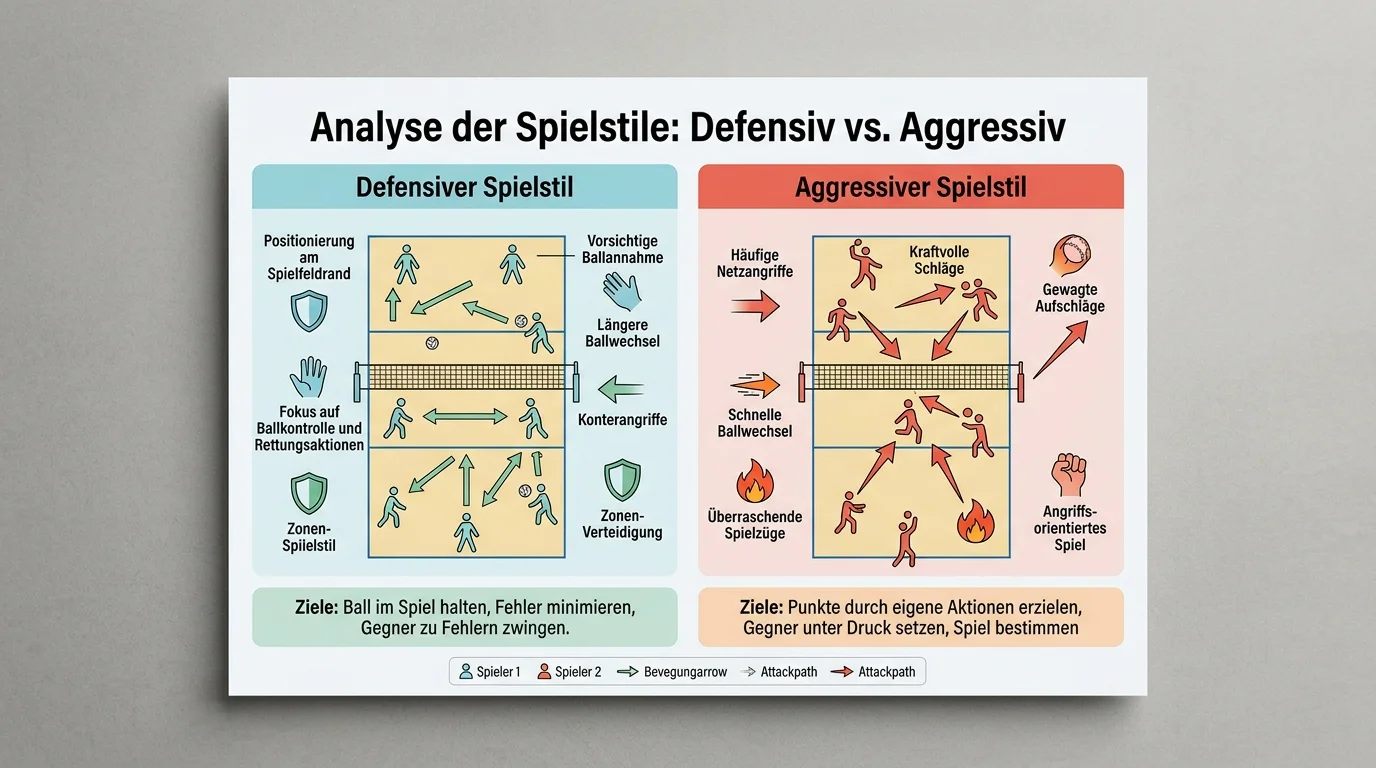 Formanalyse für Beachvolleyball Over/Under: Defensive vs. aggressive Spielstile und ihr Einfluss auf Gesamtpunkte