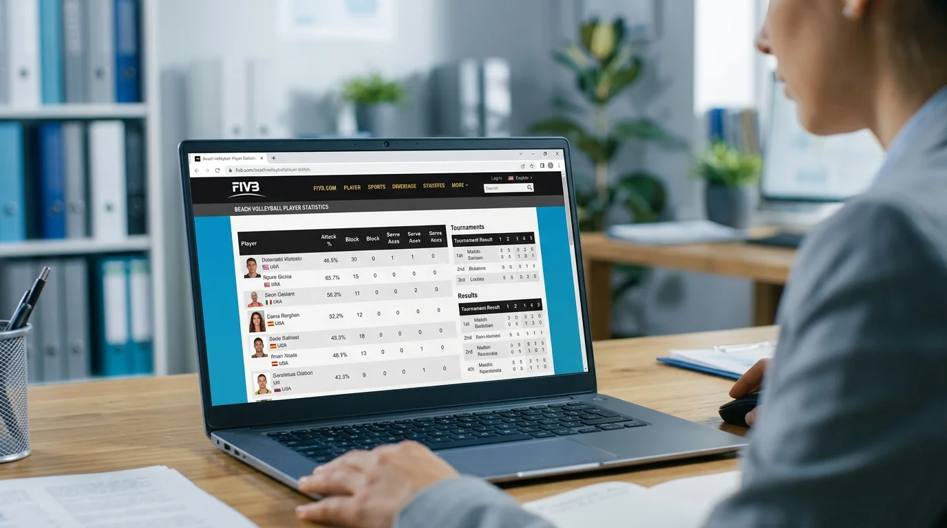FIVB als Datenquelle für Beachvolleyball-Spielerstatistiken – offizielle Turnierdaten und Spielerprofile auf fivb.com