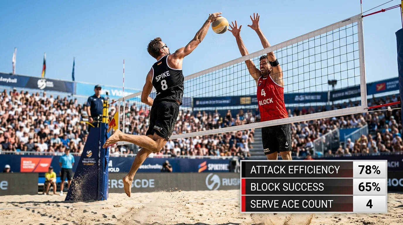 Beachvolleyball Spielerstatistiken für Wetten – Angriff, Block und Aufschlag als Prädiktoren für Wettentscheidungen