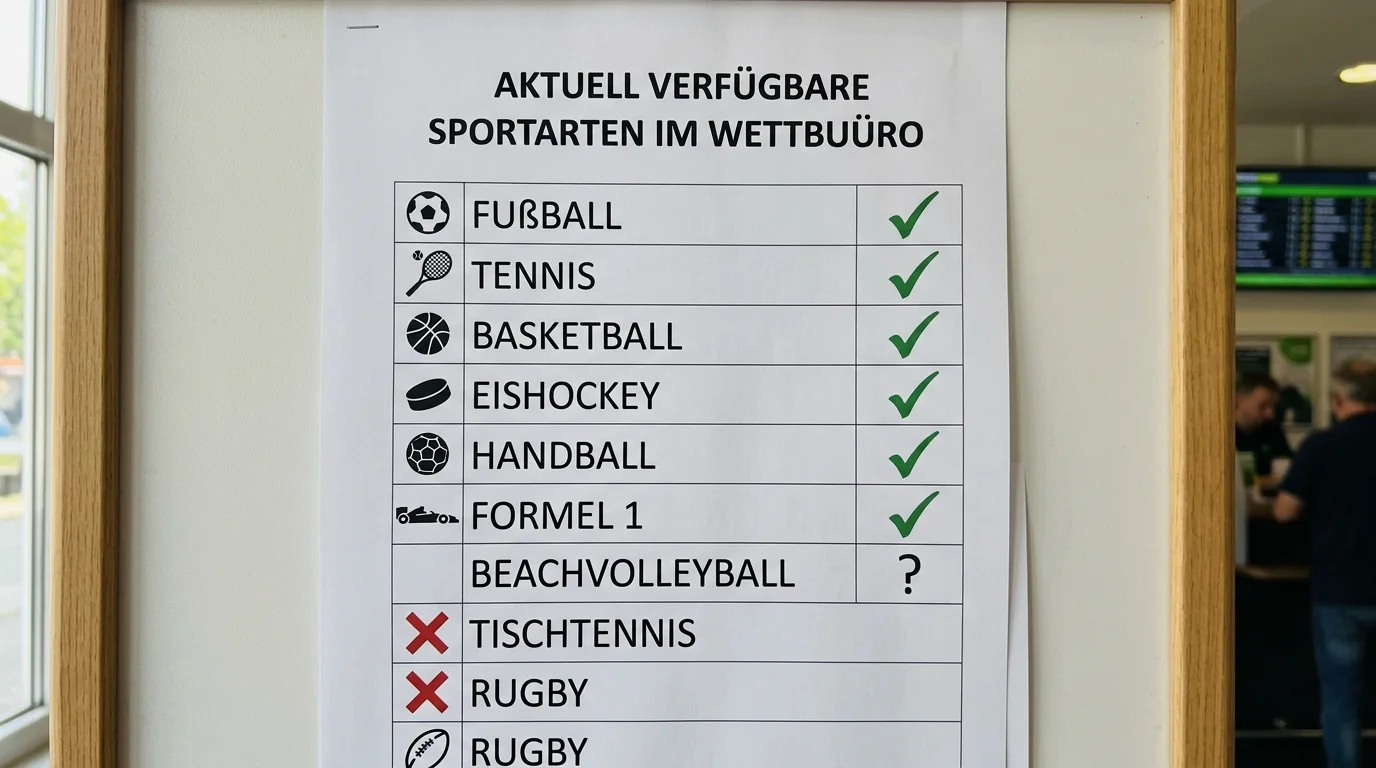 Beachvolleyball-Wettprogramm im Wettbüro vs. Online – Markttiefe und Sportverfügbarkeit im Vergleich