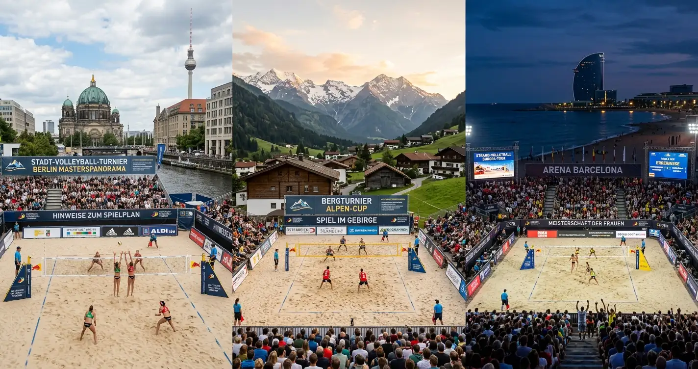 FIVB Major Series Stationen – Hamburg, Wien und Gstaad als wichtigste Beachvolleyball-Wettevents 2026