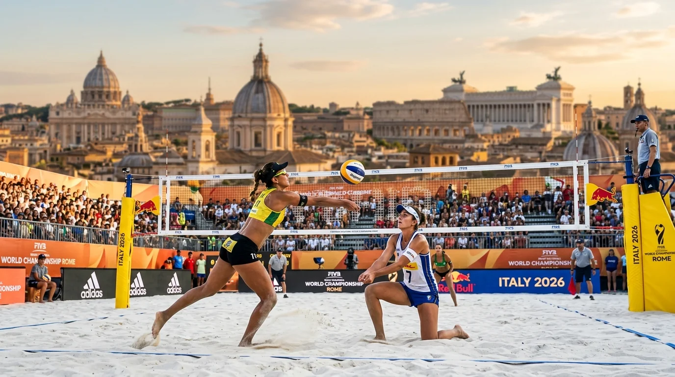 Beachvolleyball-WM 2026 in Rom – Turnierprofil, Klimabedingungen und Wettmärkte für den Weltmeister